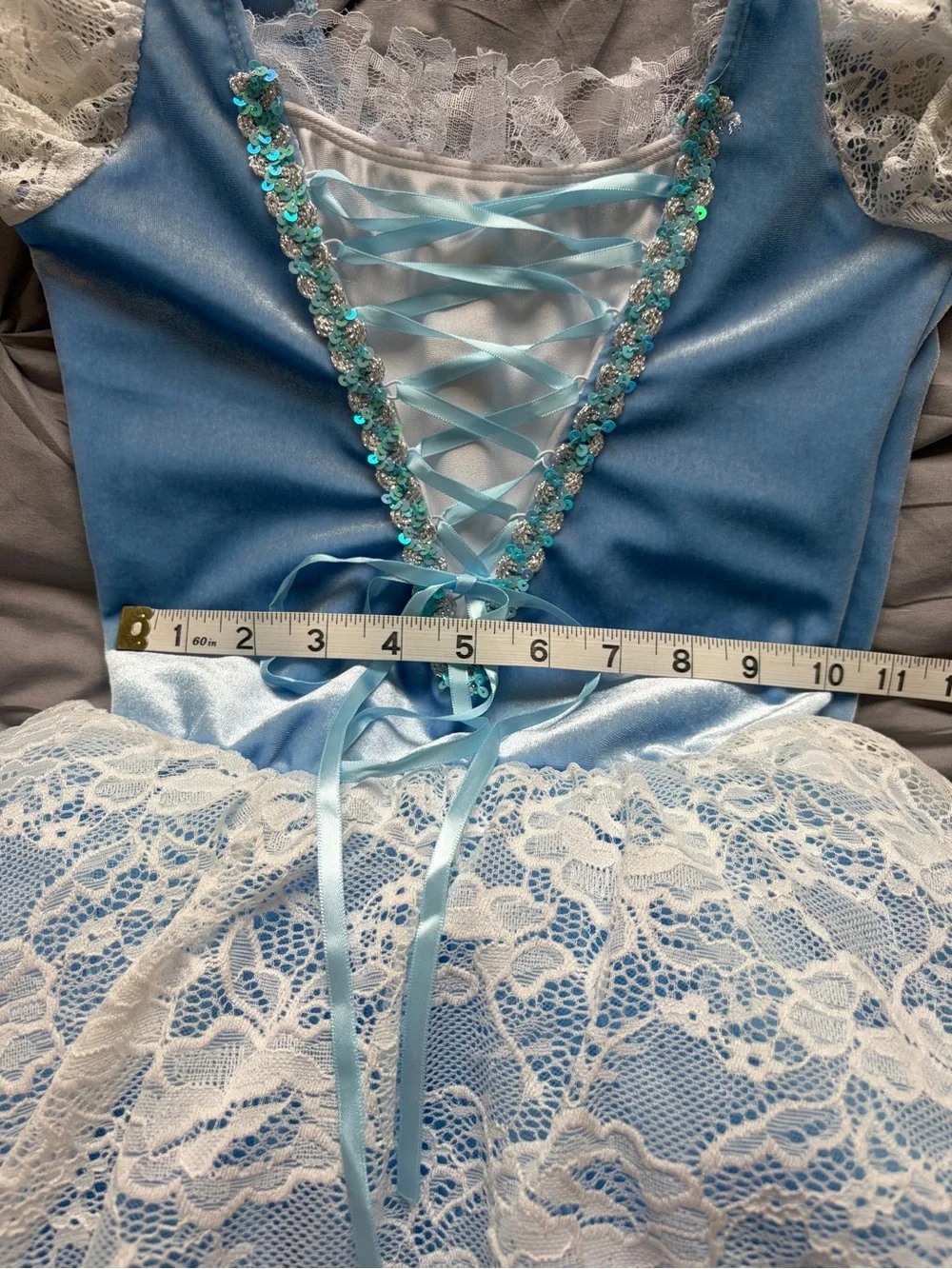 Revolution Blue Lace-Up Ballet Dress